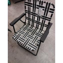 Web Strap Patio Chair - Black - Room Essentials