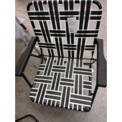 Web Strap Patio Chair - Black - Room Essentials