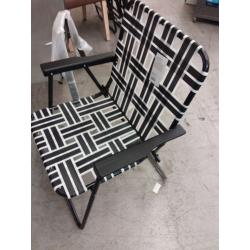 Web Strap Patio Chair - Black - Room Essentials