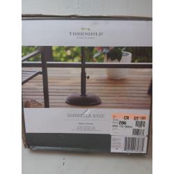 Concrete Umbrella Base Black