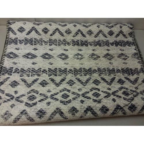 2'4x7' Luna Aztec Diamond Printed Accent Rug Black - Opalhouse
