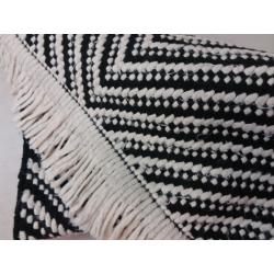 2'x3' Chevron Woven Accent Rug Black/White - Project 62