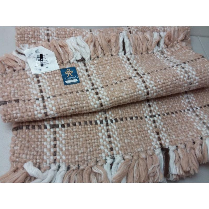 2'1x3'2 Indoor/Outdoor Scattered Rug Tan - Threshold designed with Studio McGee