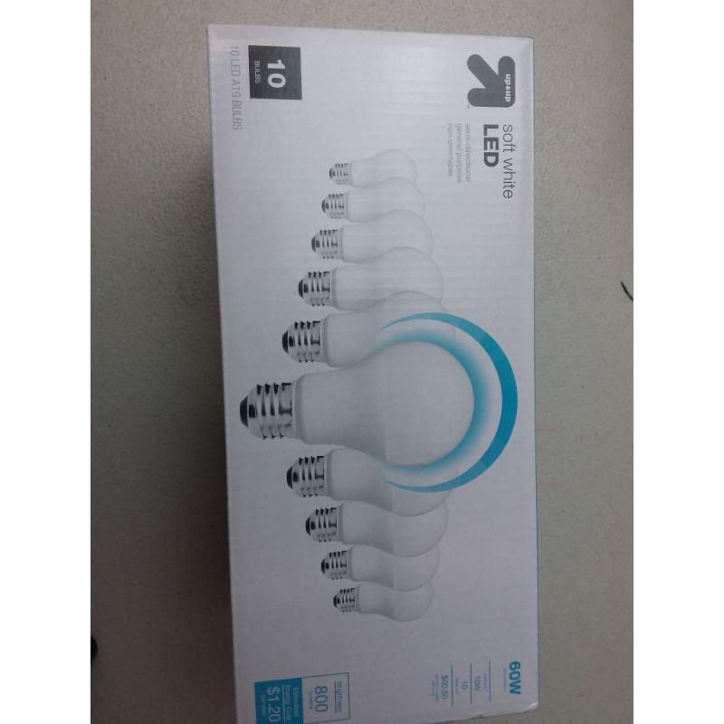 Led 60w 10pk Light Bulbs Soft White - Up & Up