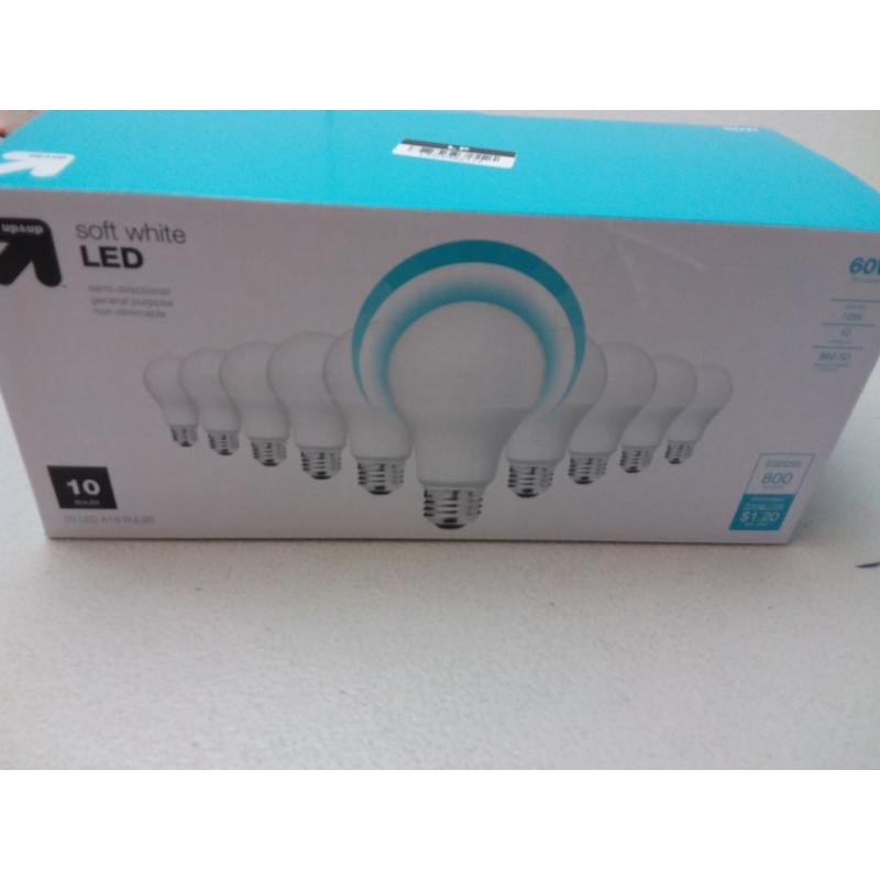 Led 60w 10pk Light Bulbs Soft White - Up & Up
