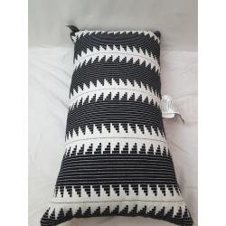 Oversize Woven Global Lumbar Throw Pillow Black - Threshold