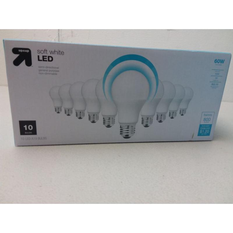 Led 60w 10pk Light Bulbs Soft White - Up & Up