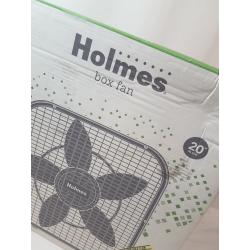 20 3-Speed Box Fan Black - Holmes