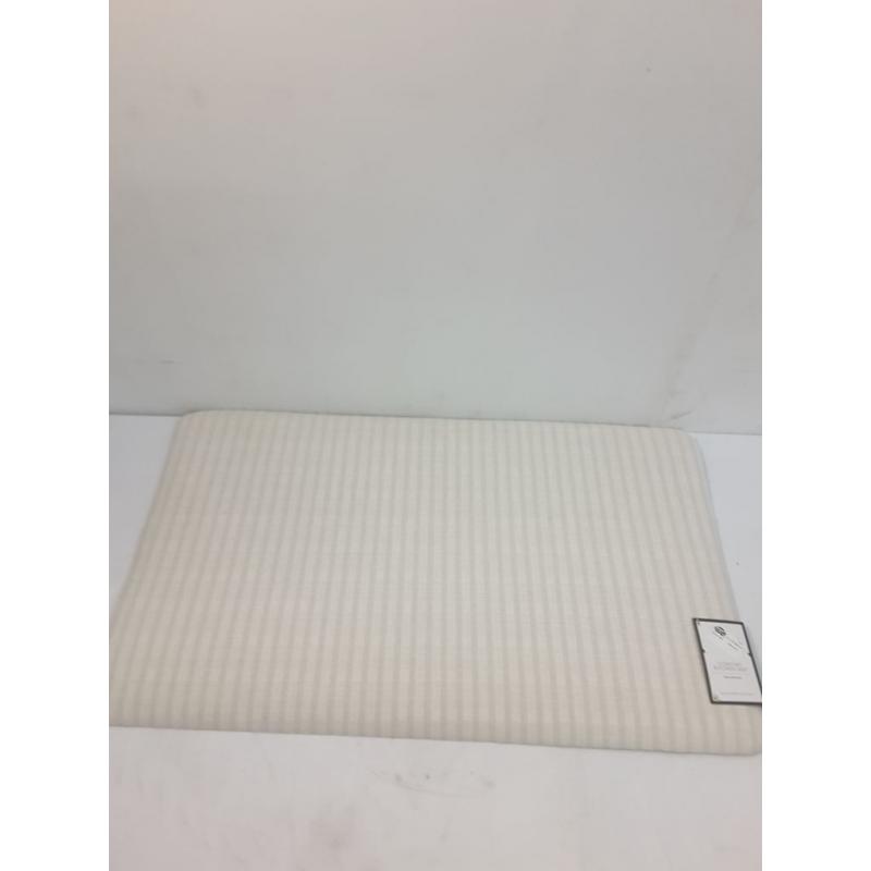30 x 18 Ribbed Stripe Comfort Mat Beige - Threshold