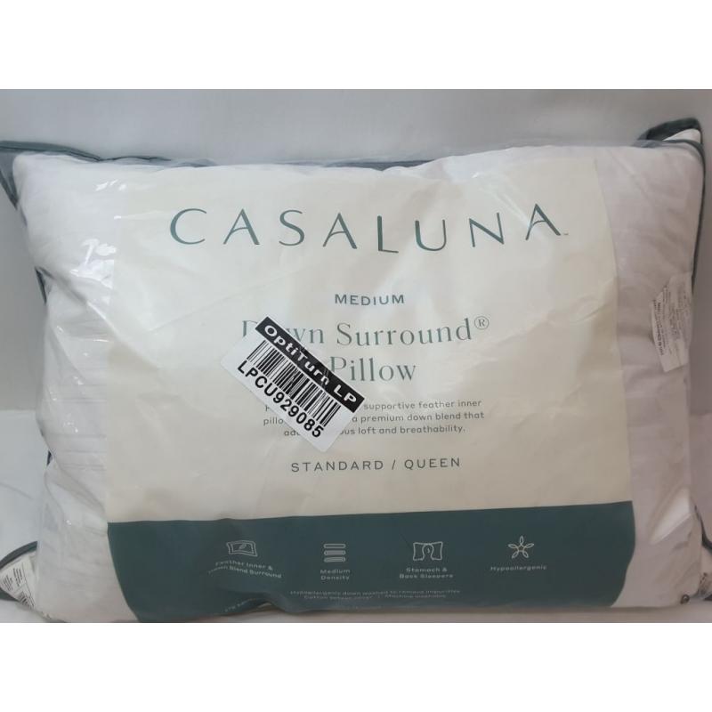 Standard/Queen Medium Down Surround Bed Pillow - Casaluna