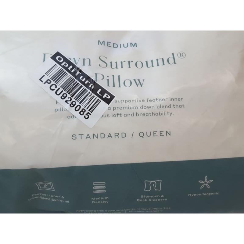 Standard/Queen Medium Down Surround Bed Pillow - Casaluna