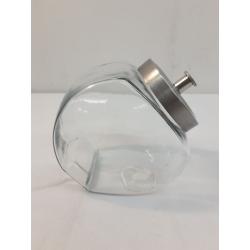 64oz Glass Penny Jar with Metal Lid - Threshold