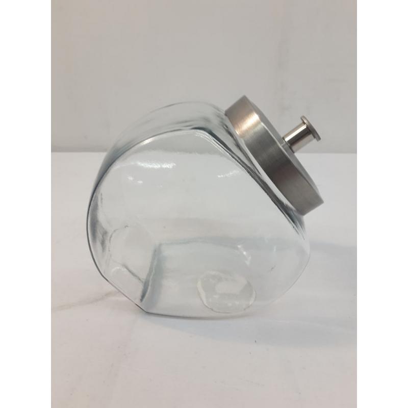 64oz Glass Penny Jar with Metal Lid - Threshold