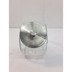 64oz Glass Penny Jar with Metal Lid - Threshold