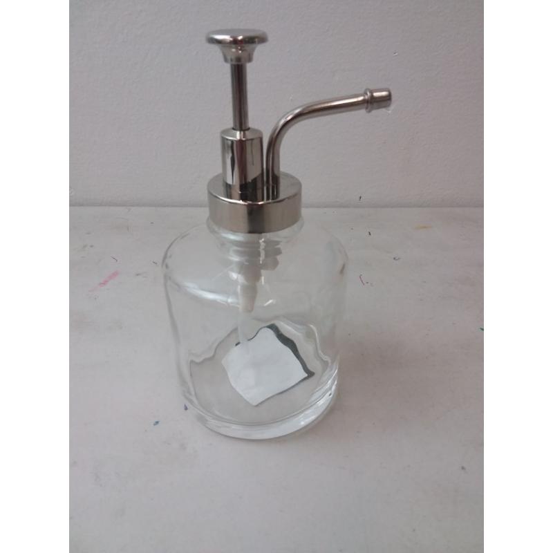 Oil Can Soap Pump Clear