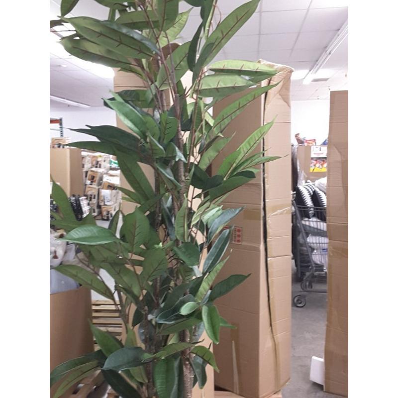 Artificial Large Ficus Longifolia Tree In Pot Green 72 x 30- Threshold