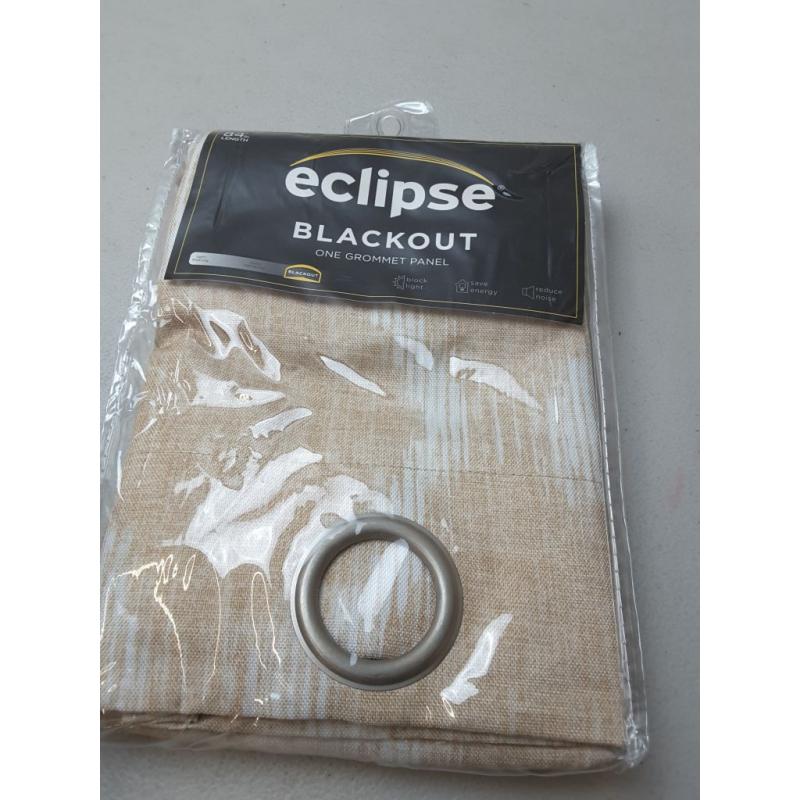 84x42 Windsor Blackout Curtain Panel Geo Gold - Eclipse