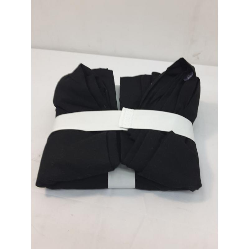 Easy-Care Duvet Cover & Sham Set Black - Room Essentials