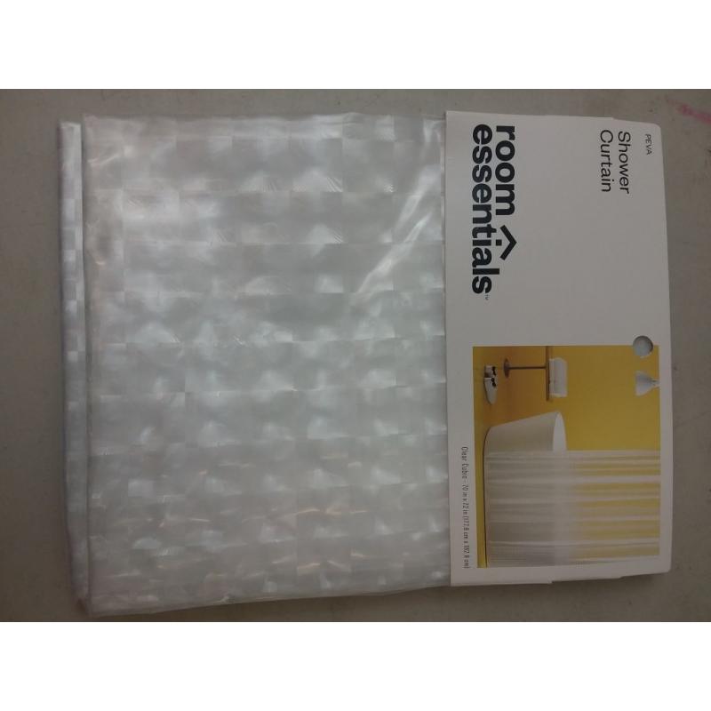 Cubic Shower Curtain Clear - Room Essentials™