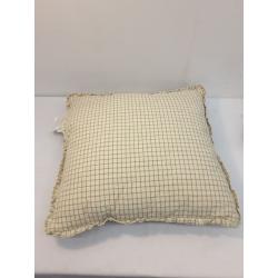 Oversized Mini Windowpane Square Throw Pillow Cream and Sage - Threshold