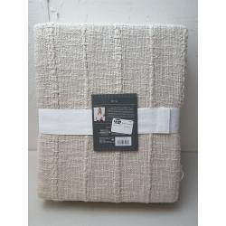 60x86 Oversized 100% Cotton Bed Throw Light Beige - Threshold