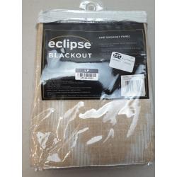 84x42 Windsor Blackout Curtain Panel Geo Gold - Eclipse