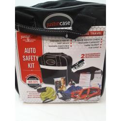 Deluxe Auto Safety Kit Black - Justin Case