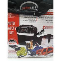 Deluxe Auto Safety Kit Black - Justin Case