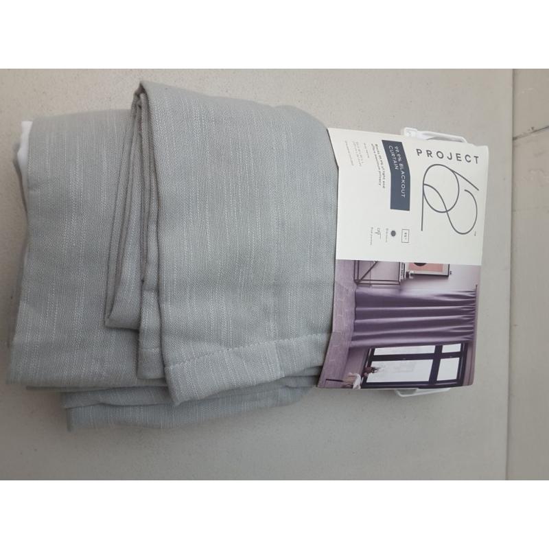 95x50 Henna Blackout Curtain PanelGray - Project 62