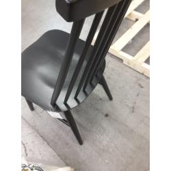 Harwich High Back Windsor Dining Chair Black FA - Threshold