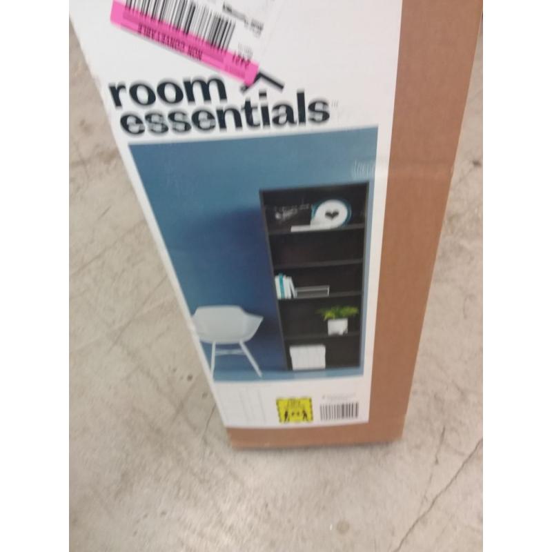 5 Shelf Bookcase Black