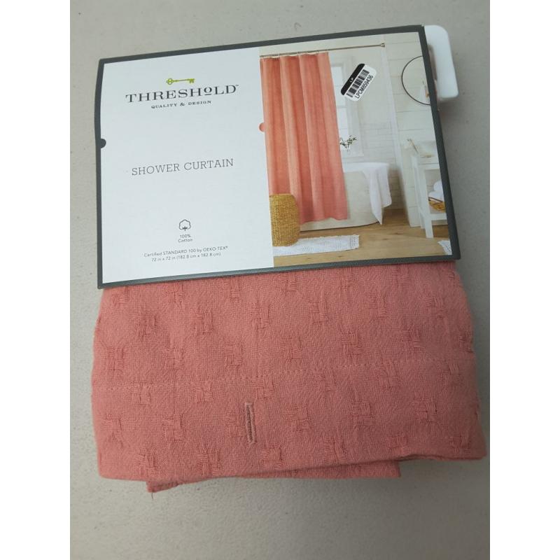 72x72 Shower Curtain Rose - Threshold