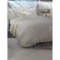 3pc Full/Queen Reyna Comforter Set Ivory - Lush Decor