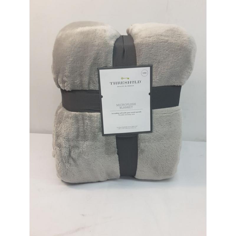 King Microplush Bed Blanket - Threshold