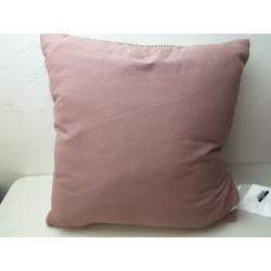 Woven Asymmetrical Striped Square Throw Pillow Mauve/cream - Threshold™