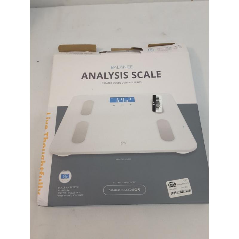 Balance Analysis Glass Scale Clear Weight Watchers