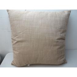 Embroidered Floral Square Throw Pillow Neutral/Cream - Threshold