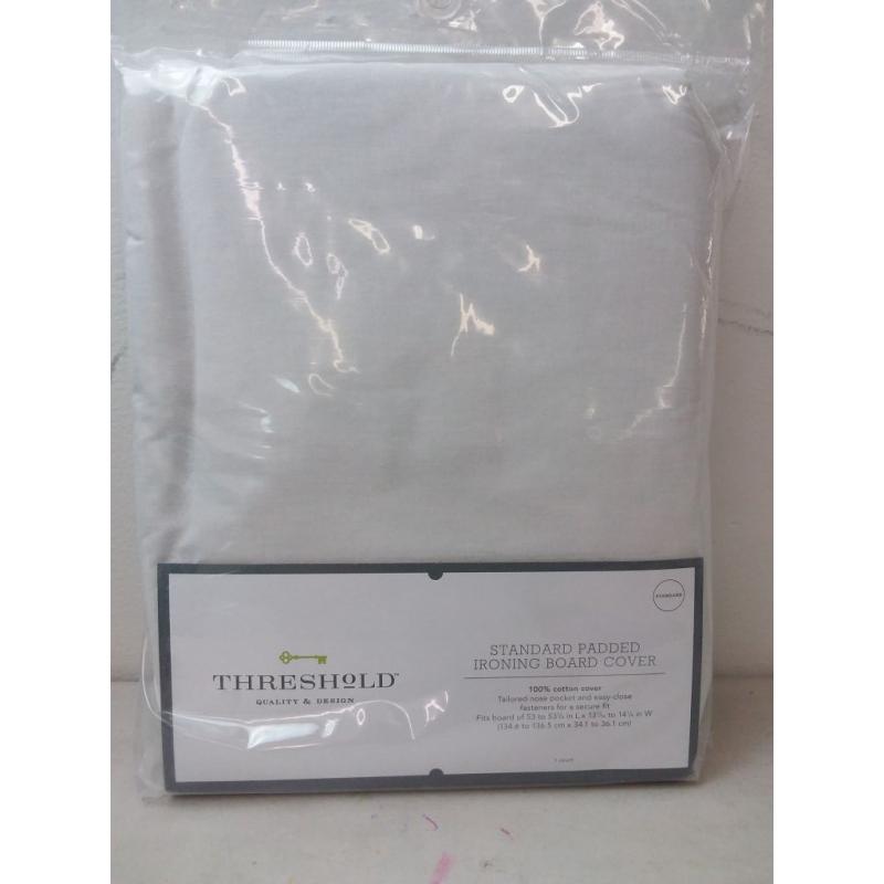 Standard Ironing Board Cover Solid Gray - Threshold™