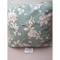 Floral Printed Square Throw Pillow Light Green - Threshold