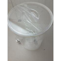 2.6gal Plastic Beverage Dispenser White - Threshold