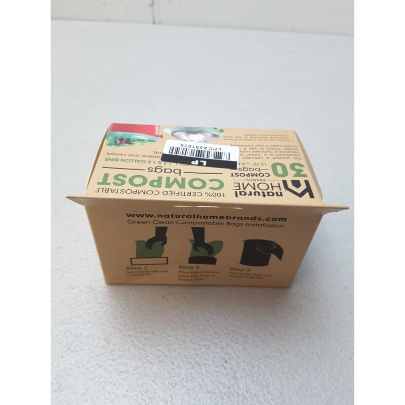 Natural Home 30pk Compost Trash Bags