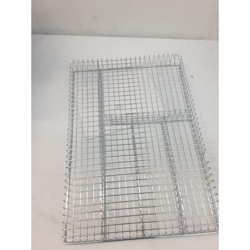 Spectrum Grid Large Silverware Tray - Chrome