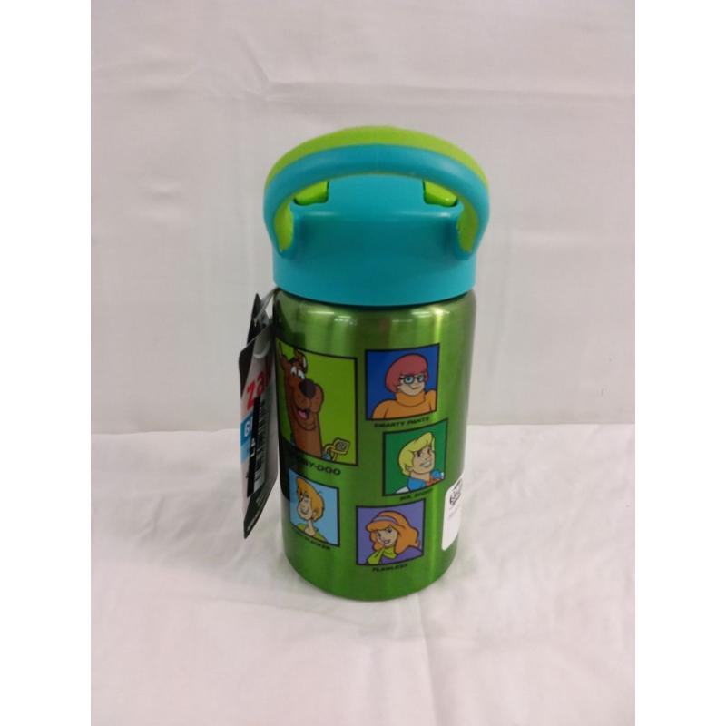 Scooby-Doo 14oz Stainless Steel Valiant Kids Water Bottle - Zak Designs