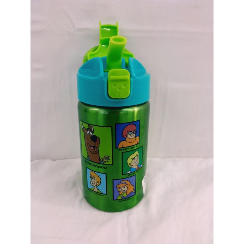 Scooby-Doo 14oz Stainless Steel Valiant Kids Water Bottle - Zak Designs