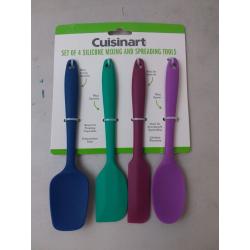 MINI 4pc Silicone Jeweled Toned Spreading and Mixing Set