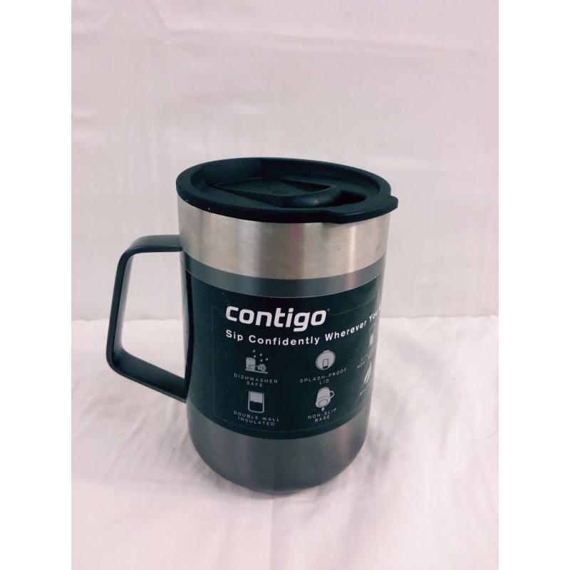 Contigo 14oz Stainless Steel Vacuum-Insulated Mug with Handle Sake