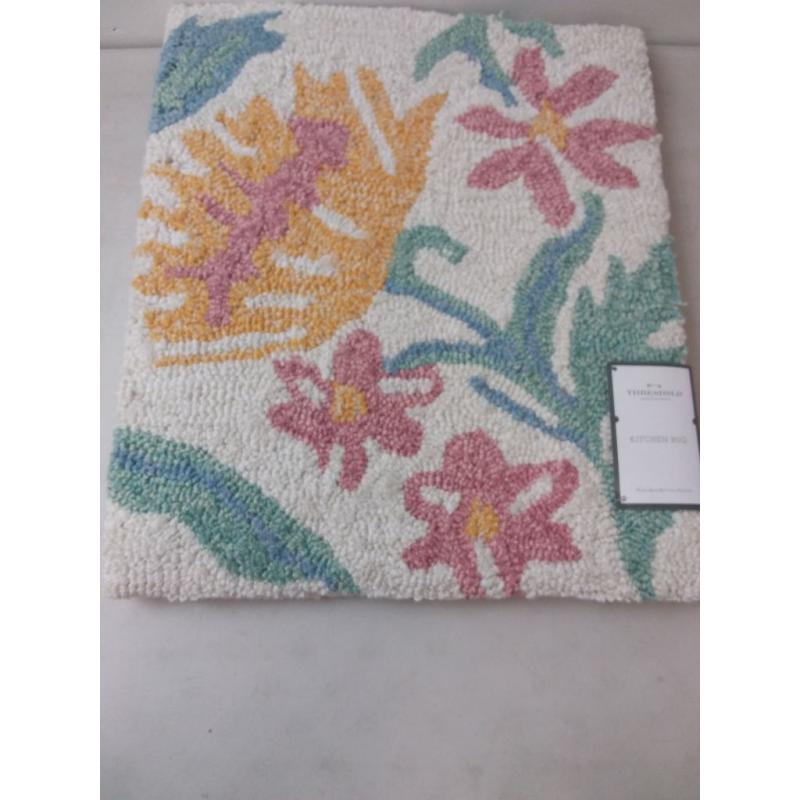 30x 18 Bold Floral Kitchen Rug