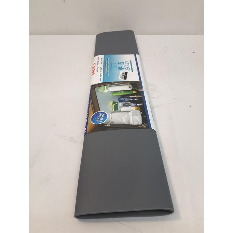 Con-Tact 24x4ft Horizontal Under Sink Mat Gray