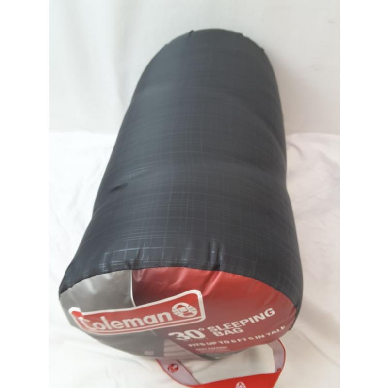 Coleman Torrey 30 Degree Big and Tall Sleeping Bag - Black/Gray