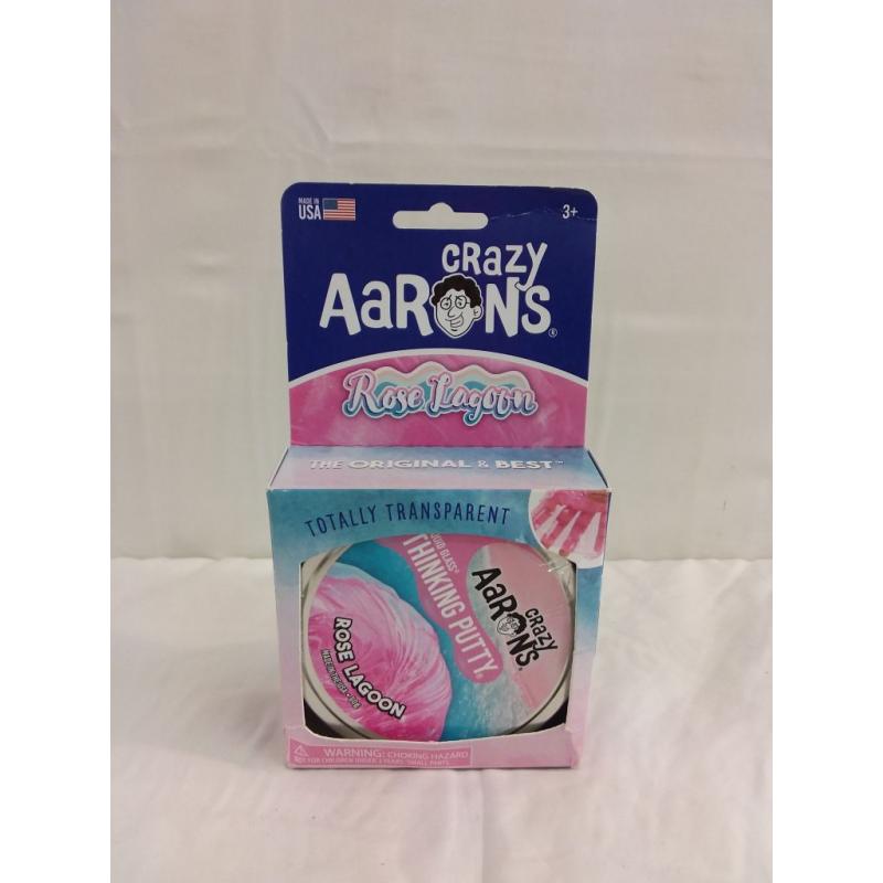 Crazy Aaron's Liquid Glass Rose Lagoon Thinking Putty